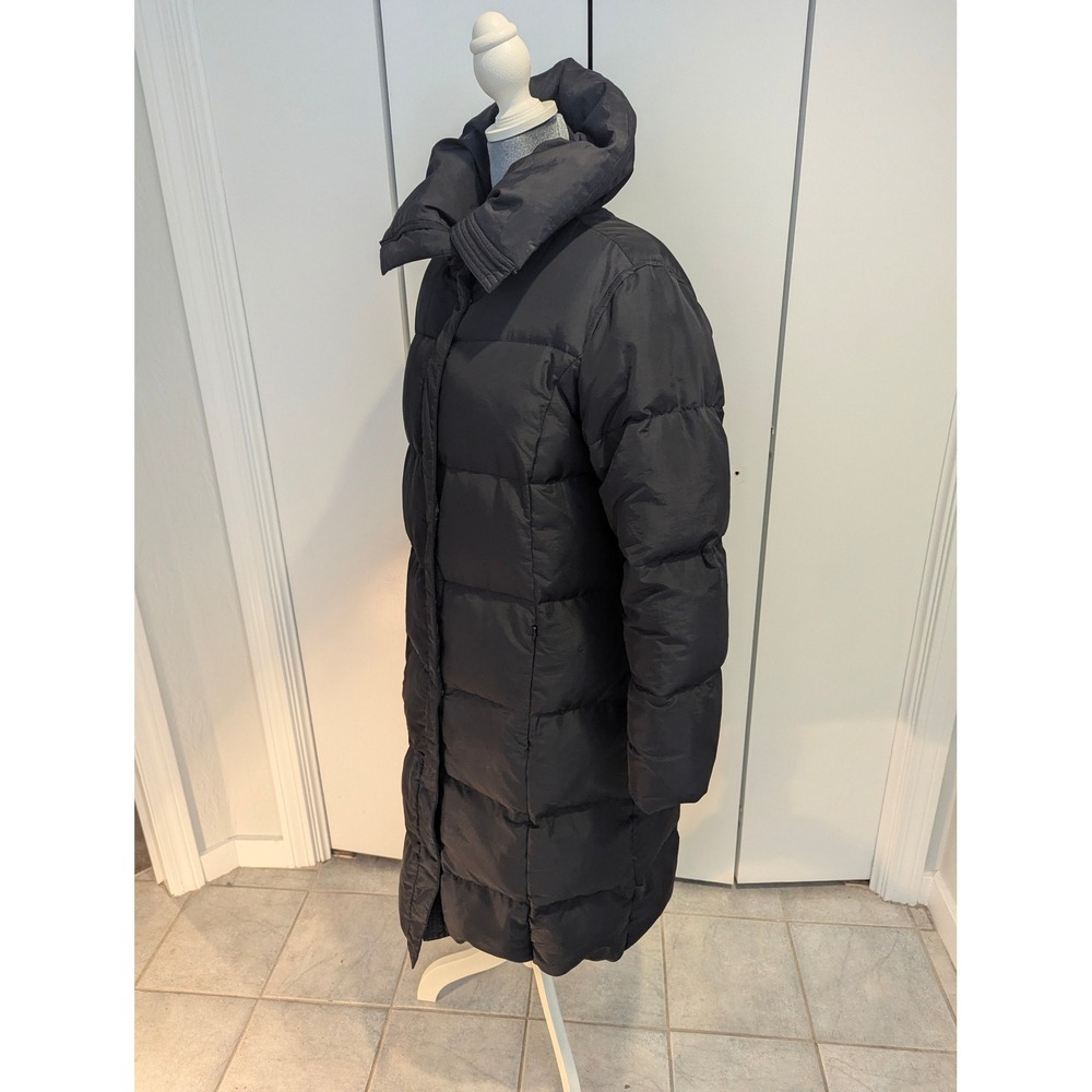 Calvin Klein Black Down Puffer Coat Oversized Pillow Collar CW710091 Womens L - Picture 4 of 16